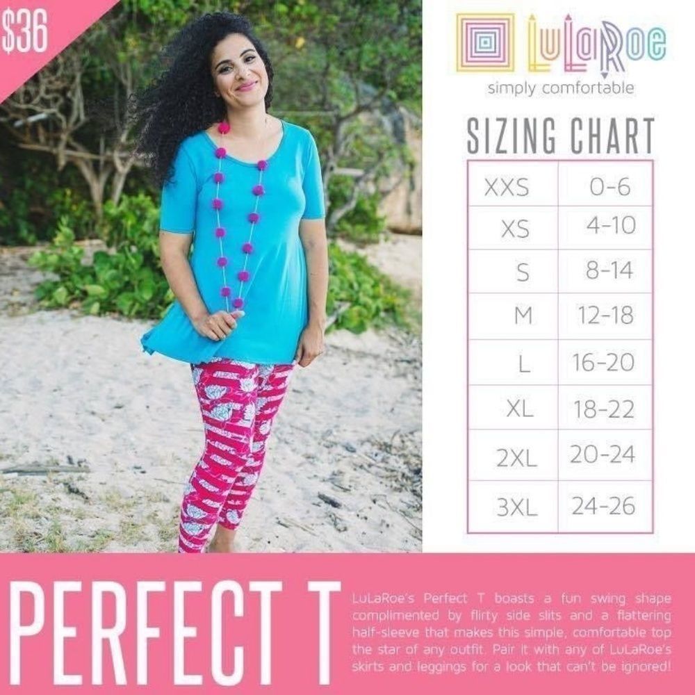 NWT LuLaRoe Perfect T - Picture 5 of 5